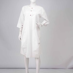 IJEOMA – Classic Button Detail Midi Dress