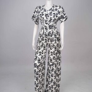 UGONNA Floral Wide-Two Piece Set